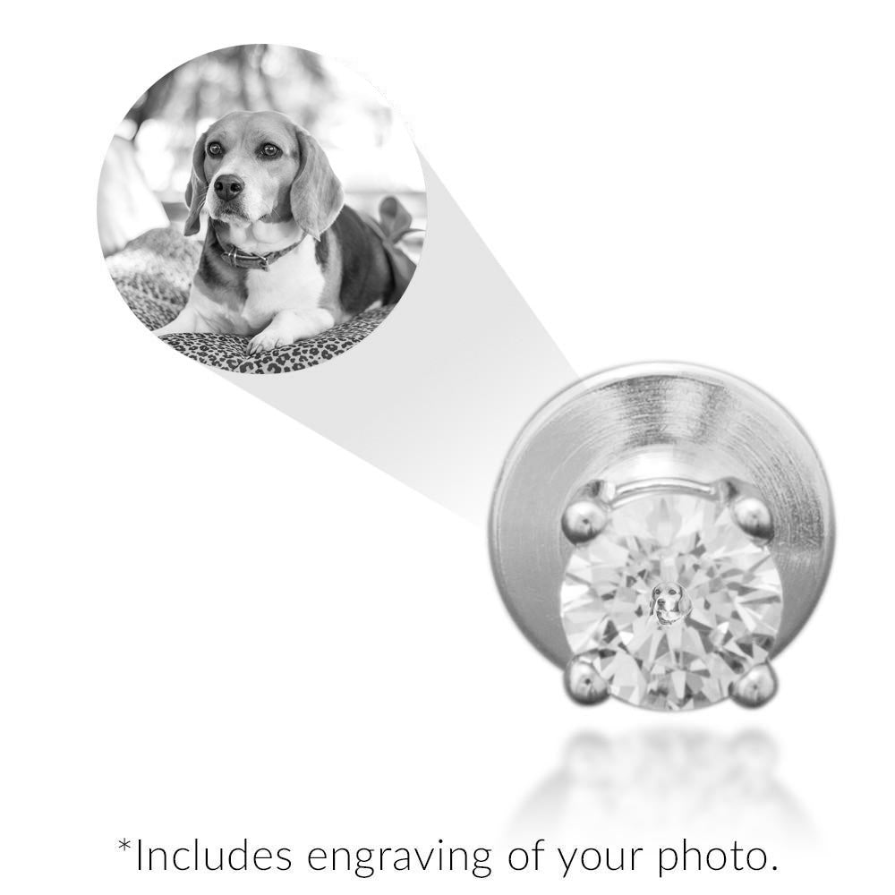 Memori Diamond Lapel Pin